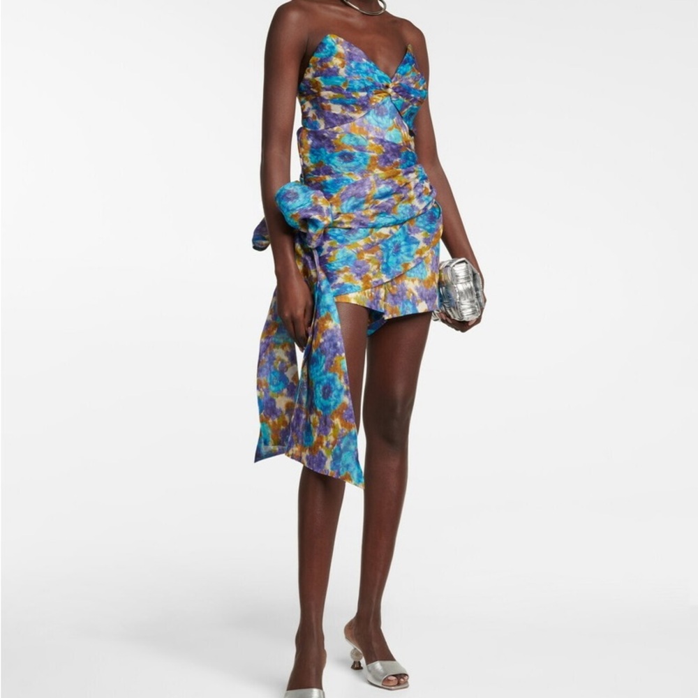 Zimmermann - High Tide floral strapless playsuit size tag is AUS 2 / US 8